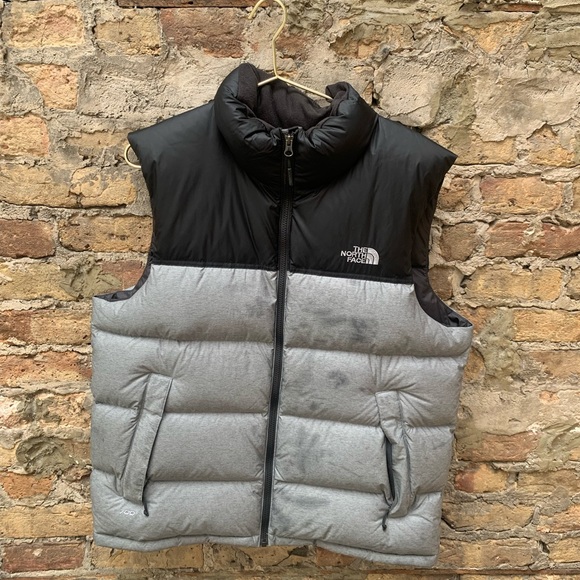 The North Face Other - The North Face Nuptse Down Vest - Gray / Black